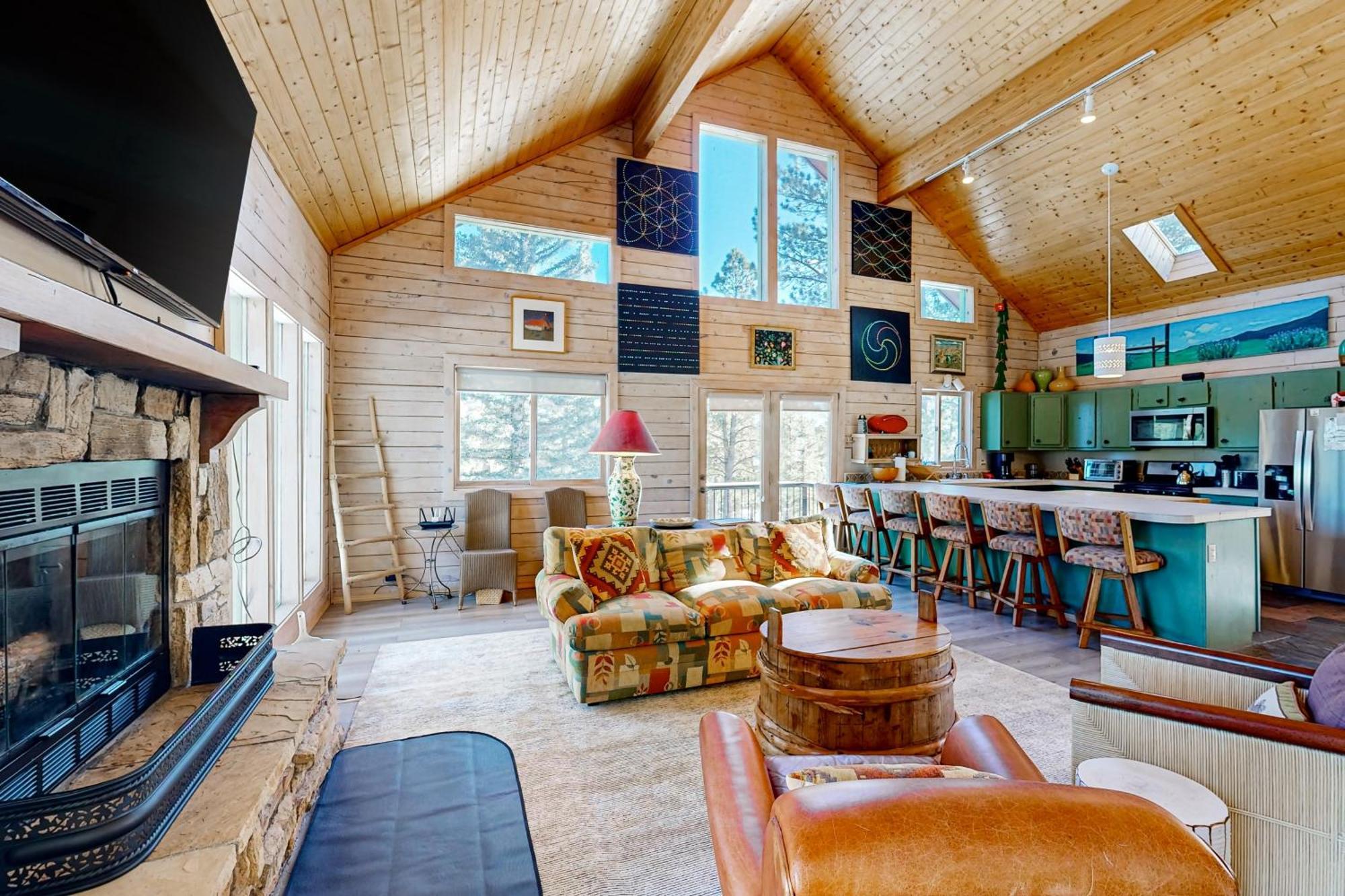 Villa Sunny Mountain Delight à Angel Fire Extérieur photo
